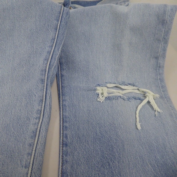 NWT LEVIS 501CT DENIM SELVAGE distressed button fly JEANS 28 X 32 - Picture 7 of 8